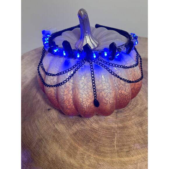 Black Festival Light Up Tiara Crown - Picture 6 of 8